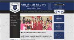 Desktop Screenshot of cheathamcountyschools.net